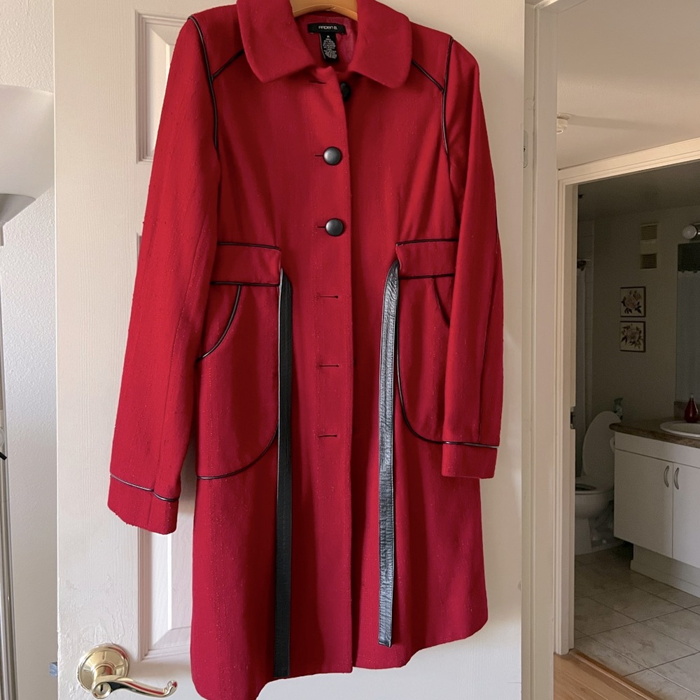 Arden B red coat - great deal!!!